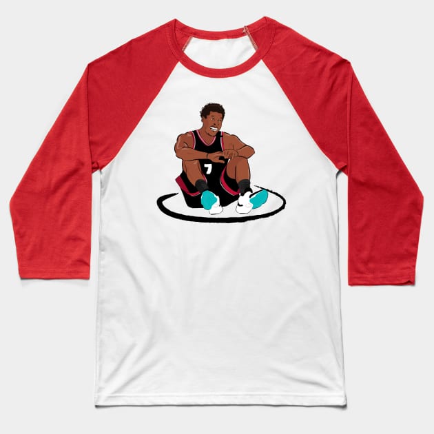 Kyle Lowry Over Everything Baseball T-Shirt by MDSmith29